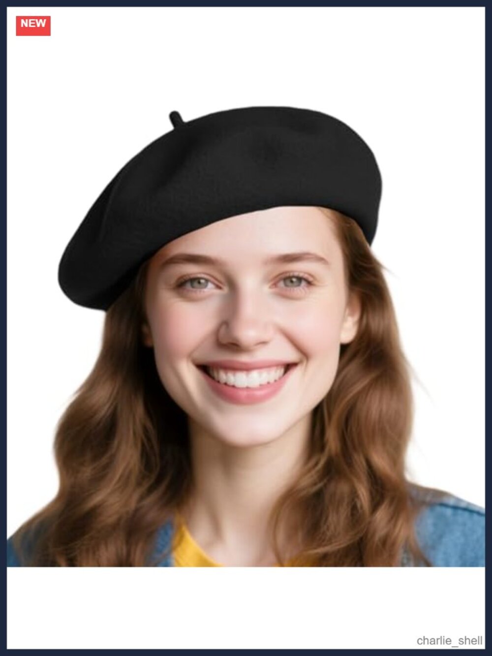 Wool Beret Hat French Breathable Solid Color Artist Beanie All Seasons